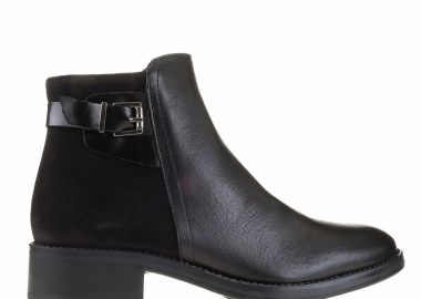 PATRICIA MILLER Low Cut Μποτάκι 35-41 - ΜΑΥΡΟ - Patricia Miller - 