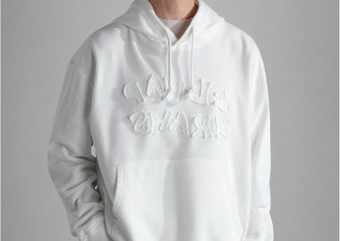 Paul&Shark ανδρική μπλούζα φούτερ με logo print Regular Fit - 24411927 Λευκό - PAUL & SHARK - 