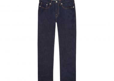 PAUL SMITH Ανδρικό Μπλε Tapered-Fit 'Crosshatch Stretch' Jeans - PAUL SMITH - 