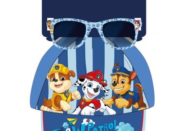 Paw Patrol Sunny Paws Σετ Παιδικά Γυαλιά Ηλίου + Καπέλο Baseball Μπλε - Paw Patrol - 