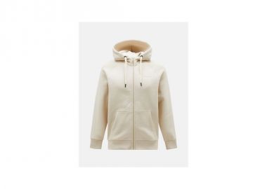 Peak Performance M Original Small Logo Zip Hood sweatshirt beige - Peak Performance - 