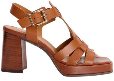 Πέδιλα Ale Δερμάτινα 8Y22695-CAMEL Γυναικείο - Ale - 