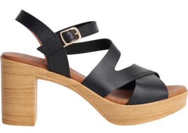 Πέδιλα Ale Με Χοντρό Τακούνι 8Y23360-BLACK Γυναικείο - Ale - 