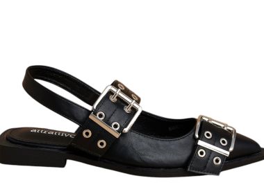 Πέδιλα Attrattivo Με Διακοσμητικές Λεπτομέρειες 9Y22569-BLACK Γυναικείο - Attrattivo - 