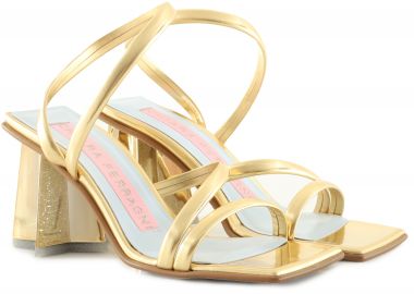Πέδιλα Chiara Ferragni Με Ιδιαίτερο Τακούνι CF3029_005-LAMINATED GOLD Γυναικείο - Chiara Ferragni - 