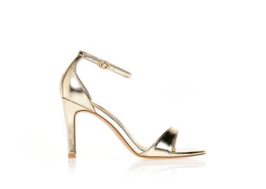 Πέδιλα χρυσά με μπαρέτα ΧΡΥΣΟ - Tsoukalas - 