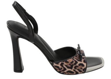 Πέδιλα DKNY Slingback Camara K1502675-NATURAL-BLACK Γυναικείο - DKNY - 