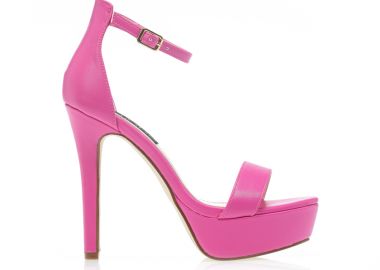 Πέδιλα φούξια δερματίνη με φάσα ΦΟΥΞΙΑ - Tsoukalas - 