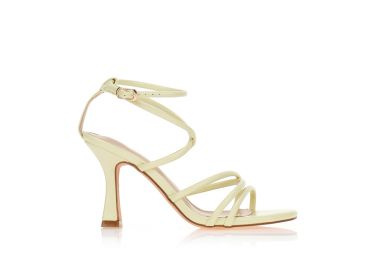 Πέδιλα κίτρινα με πολλαπλά λουράκια ΚΙΤΡΙΝΟ - Tsoukalas - 