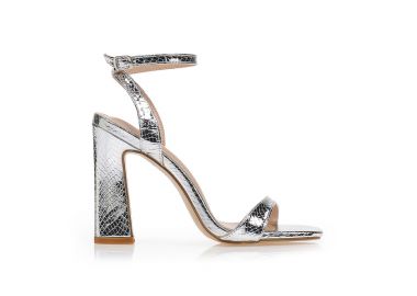 Πέδιλα με ανάγλυφο animal print σχέδιο ΑΣΗΜΙ - Tsoukalas - 