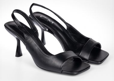 Πέδιλα με ιδιαίτερο σχέδιο - Μαύρο - Issue - 