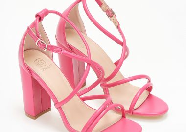 Πέδιλα με στρογγυλά λουράκια - Φούξια - Issue - 