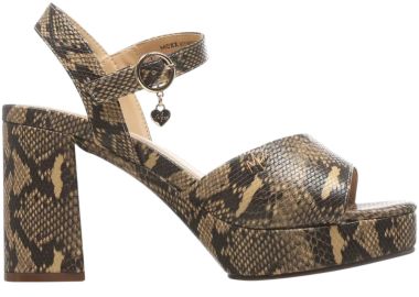 Πέδιλα Mexx Heeled Sandal Lou MITY1602641W-02-Dark Beige Γυναικείο - Mexx - 