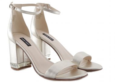 Πέδιλα Nine West Abigail ABIGAIL-GOLD LEATHER Γυναικείο - Nine West - 