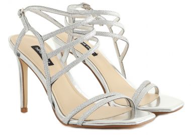 Πέδιλα Nine West Zana 3 Texture ZANA3 TX-SILVER Γυναικείο - Nine West - 