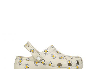 Πέδιλα-Σανδάλια γυναικεία Crocs Μπεζ 212668-1WY Classic Platform Floral Clog 262 - Crocs - 