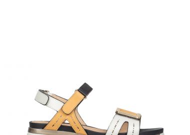 Πέδιλα-Σανδάλια γυναικεία Stonefly Λευκό-Ταμπά 220834-BSD Elody 24 262 - Stonefly - 