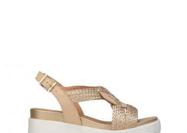 Πέδιλα-Σανδάλια γυναικεία Stonefly Πούρο Μεταλλικό 220895-BUK Parky 24 262 - Stonefly - 