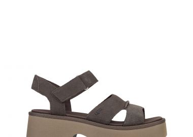 Πέδιλα-Σανδάλια γυναικεία UGG Γκρι 1167475-DNSS New Heights Ankle Strap 262 - UGG - 