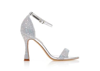 Πέδιλα TSOUKALAS ασημί λούρεξ από στρας ΑΣΗΜΙ - Tsoukalas - 