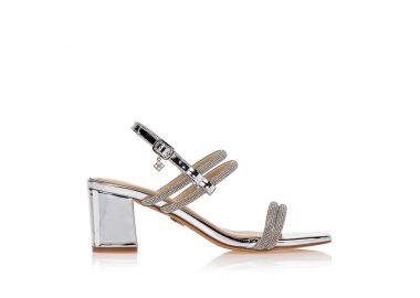 Πέδιλα TSOUKALAS ασημί με στρας ΑΣΗΜΙ - Tsoukalas - 