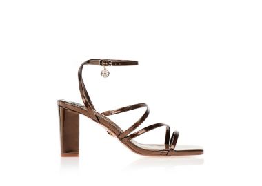 Πέδιλα TSOUKALAS καφέ με λεπτά λουράκια ΚΑΦΕ - Tsoukalas - 