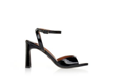 Πέδιλα TSOUKALAS μαύρα με χοντρό τακούνι ΜΑΥΡΟ - Tsoukalas - 