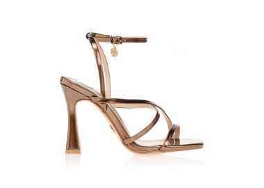 Πέδιλα TSOUKALAS με λουράκια στον αστράγαλο ΜΠΡΟΝΖΕ - Tsoukalas - 