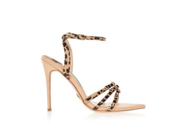 Πέδιλα TSOUKALAS μπεζ με animal print λεπτομέρειες ΜΠΕΖ - Tsoukalas - 