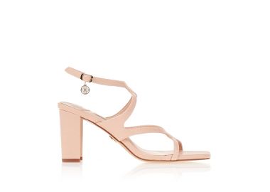 Πέδιλα TSOUKALAS nude με χοντρό τακούνι NUDE - Tsoukalas - 