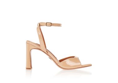 Πέδιλα TSOUKALAS nude με χοντρό τακούνι NUDE - Tsoukalas - 