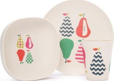 Penny Scallan: Σετ φαγητού μπαμπού - Pear Salad Μπέζ - Penny Scallan - 