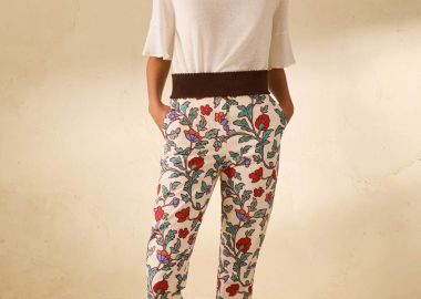Pennyblack γυναικείο παντελόνι με floral print Skinny Fit 
