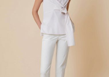Pennyblack γυναικείο παντελόνι μονόχρωμο Slim Fit 