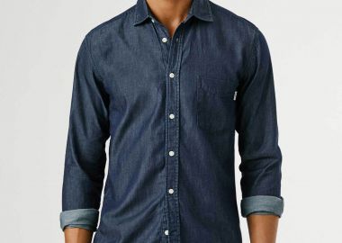 Pepe Jeans ανδρικό denim πουκάμισο Slim Fit 