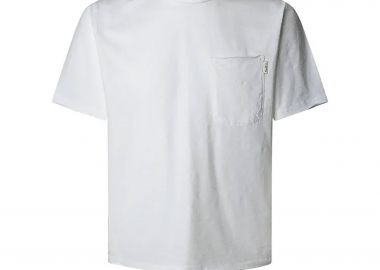 Pepe Jeans ανδρικό T-shirt μονόχρωμο Regular Fit - PM509765 Λευκό - PEPE JEANS - 