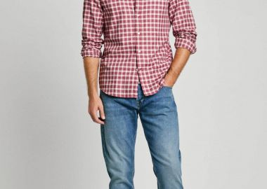 Pepe Jeans ανδρικό τζιν παντελόνι πεντάτσεπο Regular Tapered Fit 