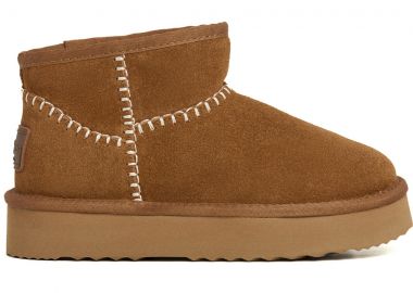 Pepe Jeans δερμάτινο κάμελ Australian boot PLS500004 - Pepe Jeans - 