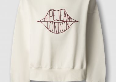 Pepe Jeans γυναικεία μπλούζα φούτερ με logo print 