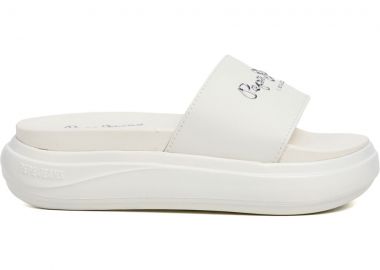 Pepe Jeans λευκή σαγιονάρα PLS700001 - Pepe Jeans - 