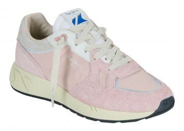 Pepe jeans MARLON DIVIDED W Sneakers Γυναικεία Παπούτσια PLS60035-302 Ρόζ - Pepe jeans - 