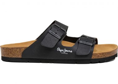 Pepe Jeans μαύρο ανατομικό σανδάλι PLS90638 - Pepe Jeans - 