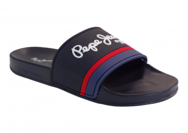 Pepe Jeans SLIDER UNISEX Παντόφλες PMS70123-595 Μπλε - Pepe jeans - 