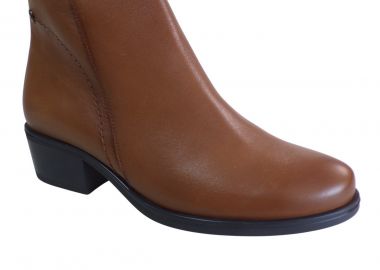 PEPE MENARGUES SHOES Γυναικεία Παπούτσια Μποτάκια 20412 Ταμπά Δέρμα - PEPE MENARGUES - 