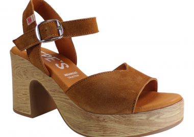 PEPE MENARGUES SHOES Γυναικεία Παπούτσια Πέδιλα 11220 Ταμπά Δέρμα - PEPE MENARGUES - 