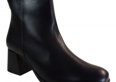 PEPE SAENZ Γυναικεία Παπούτσια Μποτάκια PS21502 Μαύρο Δέρμα - PEPE SAENZ - 