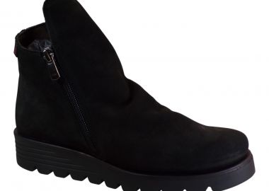 PEPE SAENZ Γυναικεία Παπούτσια Μποτάκια PS21543 Μαύρο Δέρμα - PEPE SAENZ - 