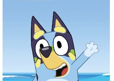 Πετσέτα Θαλάσσης Quick Dry BBC Studios Bluey 171 70X140 Sky Blue 100% Microfiber - BBC Studios - 