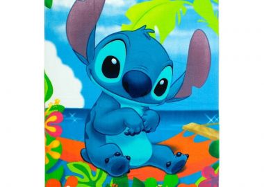 Πετσέτα Θαλάσσης Quick Dry Disney Home Lilo + Stitch 086 70X140 Blue-Green 100% Microfiber - Disney Home - 
