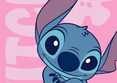 Πετσέτα Θαλάσσης Quick Dry Disney Home Lilo + Stitch 548 70X140 Pale Pink 100% Microfiber - Disney Home - 